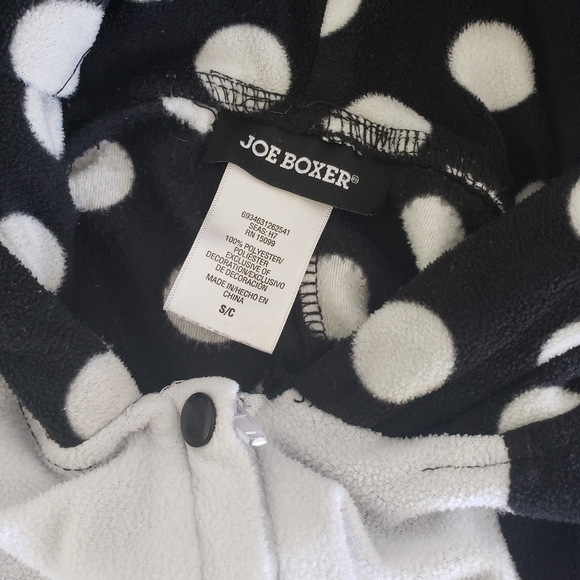 Black Polka Dot Duck JB Pajama Onesie - Picture 5 of 5